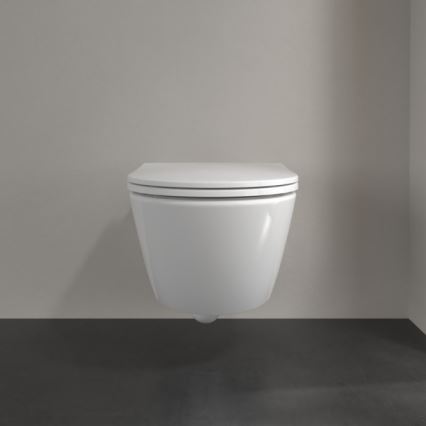 Villeroy & Boch 4670T901 - подвесной унитаз SUBWAY 3.0 с сиденьем SoftClose, керамика/белый
