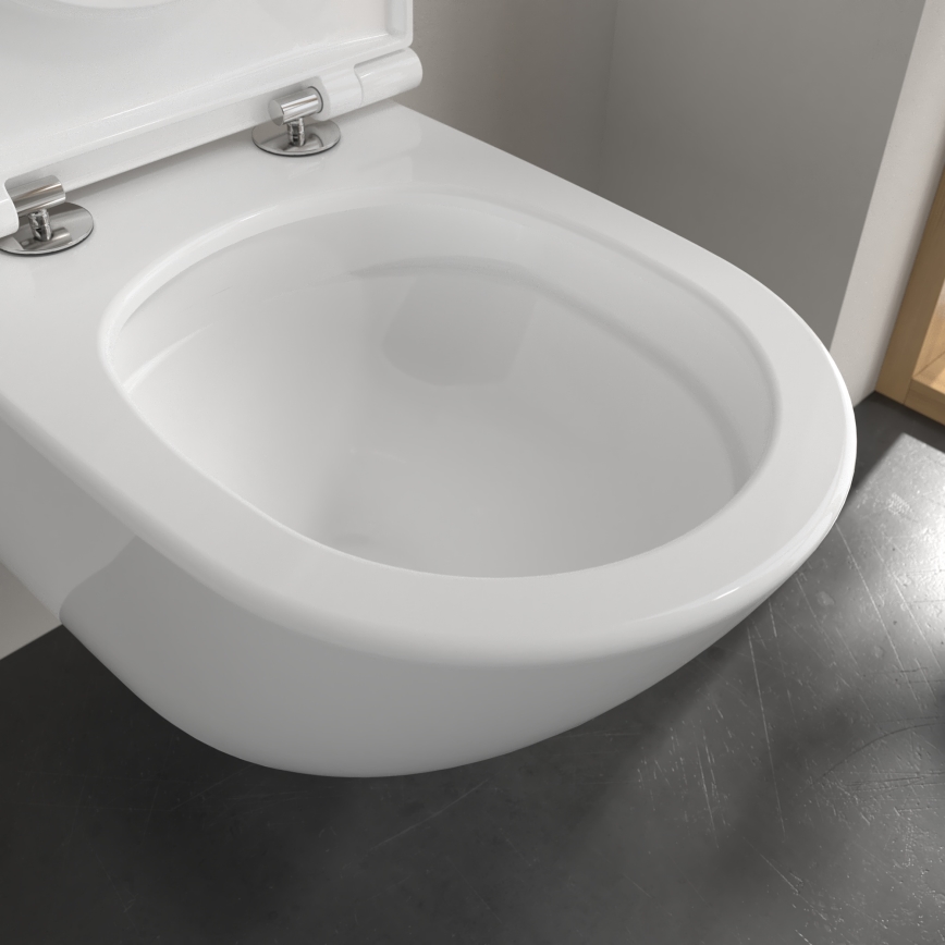Villeroy & Boch 4670T901 - подвесной унитаз SUBWAY 3.0 с сиденьем SoftClose, керамика/белый