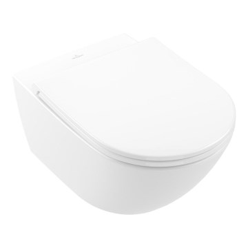 Villeroy & Boch 4670T9R1 - Підвісний унітаз зі сидінням SoftClose SUBWAY 3.0 кераміка/біла