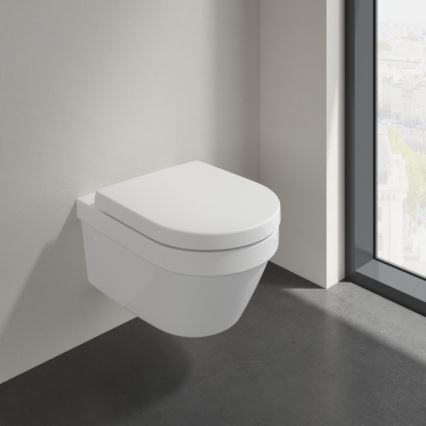 Villeroy & Boch 4694HR01 - Підвісний унітаз зі сидінням SoftClose ARCHITECTURA кераміка/білий