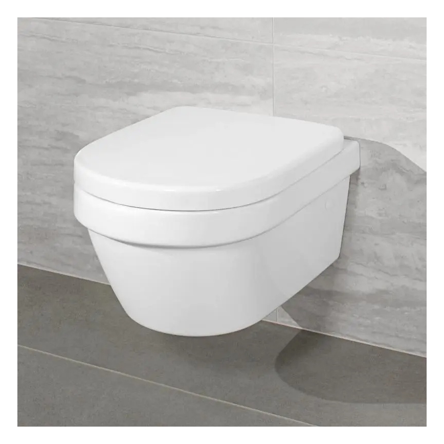 Villeroy & Boch 4694HRR1 - Подвесной унитаз с сиденьем SoftClose ARCHITECTURA, керамика/белый