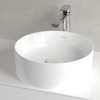 Villeroy & Boch 4A184001 - Накладная раковина COLLARO Ø 40 см, керамика/белая