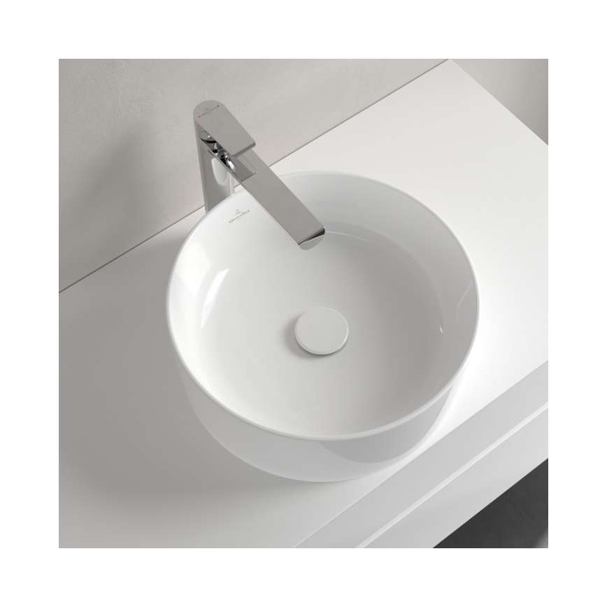 Villeroy & Boch 4A1840R1 - Накладний умивальник COLLARO, діаметром 40 см, кераміка/білий