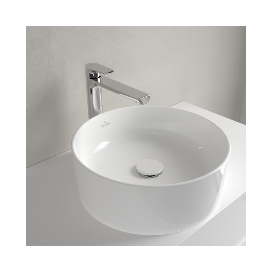 Villeroy & Boch 4A1840R1 - Накладний умивальник COLLARO, діаметром 40 см, кераміка/білий