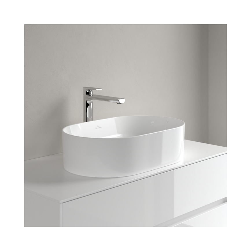 Villeroy & Boch 4A195601 - Накладний умивальник на стільницю COLLARO 56x36 см кераміка/білий