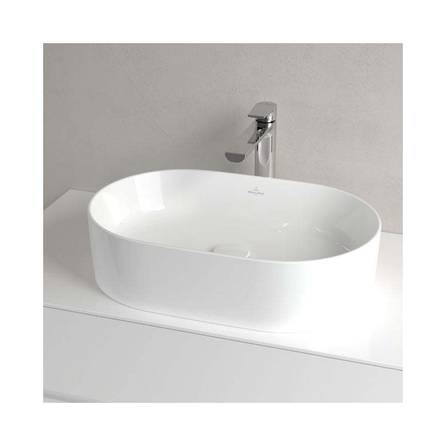 Villeroy & Boch 4A195601 - Накладний умивальник на стільницю COLLARO 56x36 см кераміка/білий