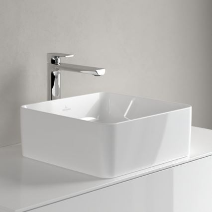 Villeroy & Boch 4A213801 - Накладний умивальник для стільниці COLLARO 38×38 см, кераміка/білий