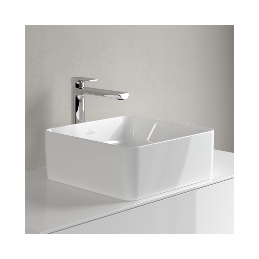 Villeroy & Boch 4A213801 - Накладний умивальник для стільниці COLLARO 38×38 см, кераміка/білий