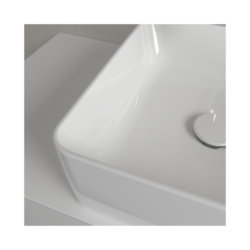 Villeroy & Boch 4A213801 - Накладний умивальник для стільниці COLLARO 38×38 см, кераміка/білий