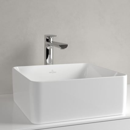Villeroy & Boch 4A213801 - Накладний умивальник для стільниці COLLARO 38×38 см, кераміка/білий