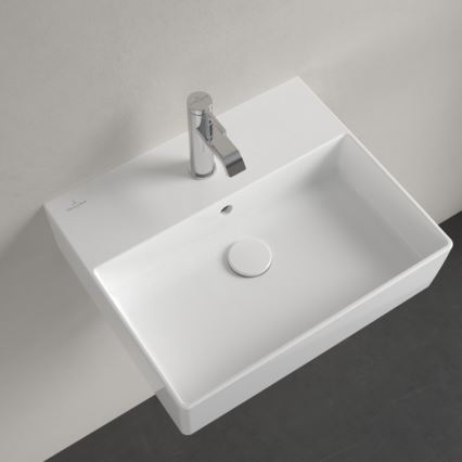 Villeroy & Boch 4A225G01 - Подвесной/накладной умывальник MEMENTO 50x42cm керамика/белая