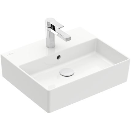 Villeroy & Boch 4A225G01 - Подвесной/накладной умывальник MEMENTO 50x42cm керамика/белая