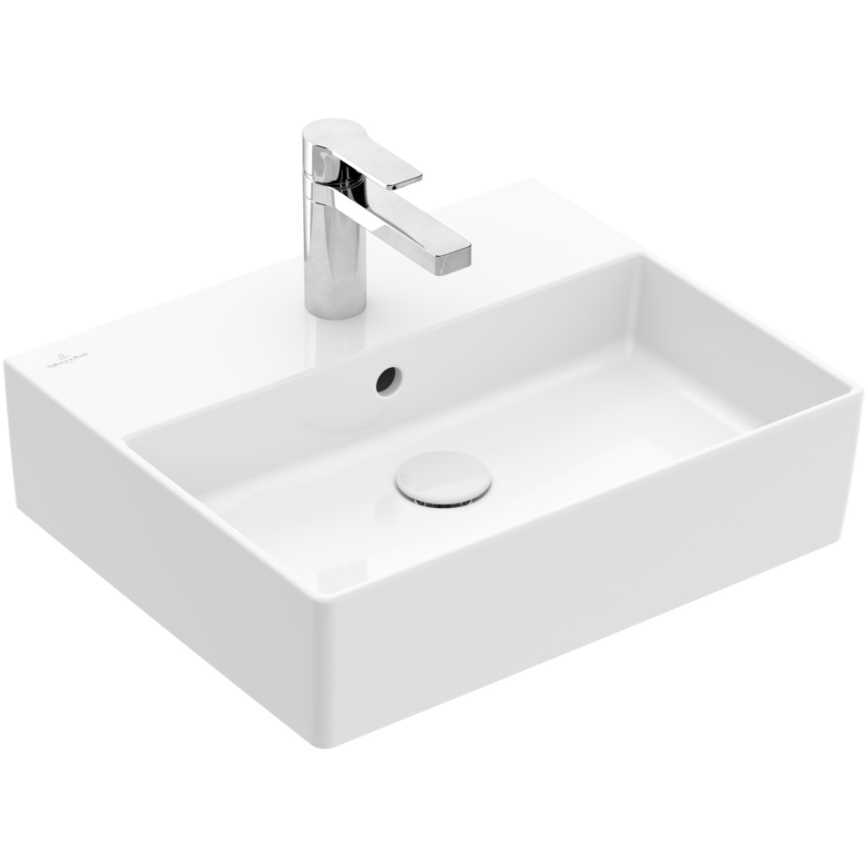 Villeroy & Boch 4A225G01 - Подвесной/накладной умывальник MEMENTO 50x42cm керамика/белая
