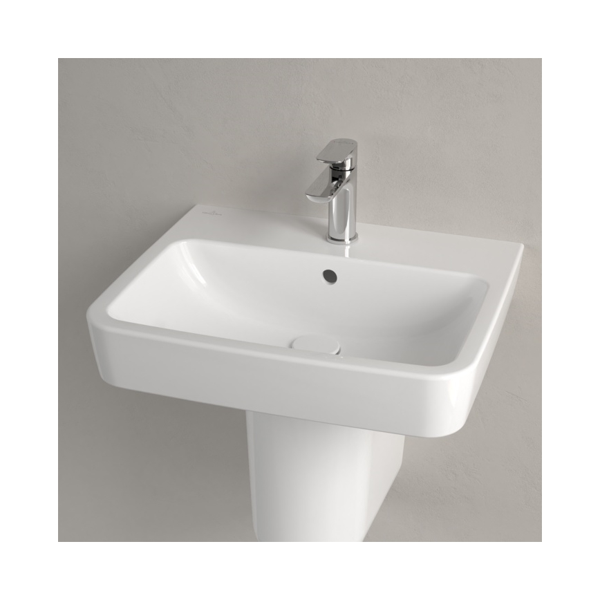 Villeroy & Boch 4A415501 - Підвісний умивальник O.NOVO 55x46 см кераміка/білий