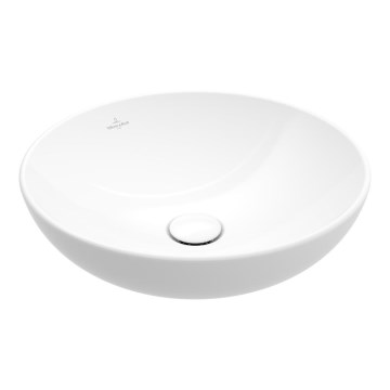 Villeroy & Boch 4A450001 - Накладна раковина на стільницю LOOP&FRIENDS, діаметр 38 см, керамічна/біла