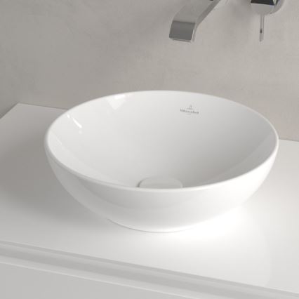 Villeroy & Boch 4A450001 - Накладна раковина на стільницю LOOP&FRIENDS, діаметр 38 см, керамічна/біла