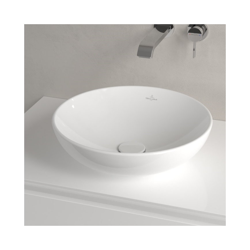 Villeroy & Boch 4A460001 - Накладна раковина LOOP&FRIENDS, діаметр 42 см, кераміка/біла