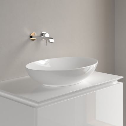 Villeroy & Boch 4A470001 - Накладний умивальник для стільниці LOOP&FRIENDS 56x38 cm кераміка/білий