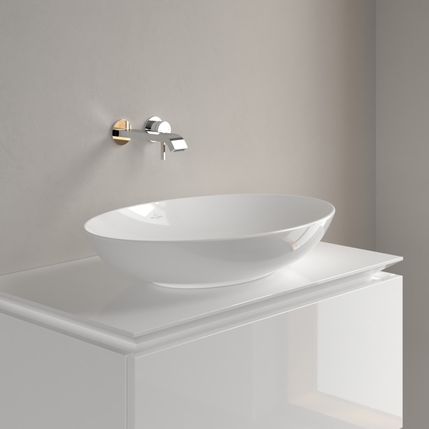 Villeroy & Boch 4A480001 - Накладная раковина на столешницу LOOP&FRIENDS 62x42 см, керамика, белая