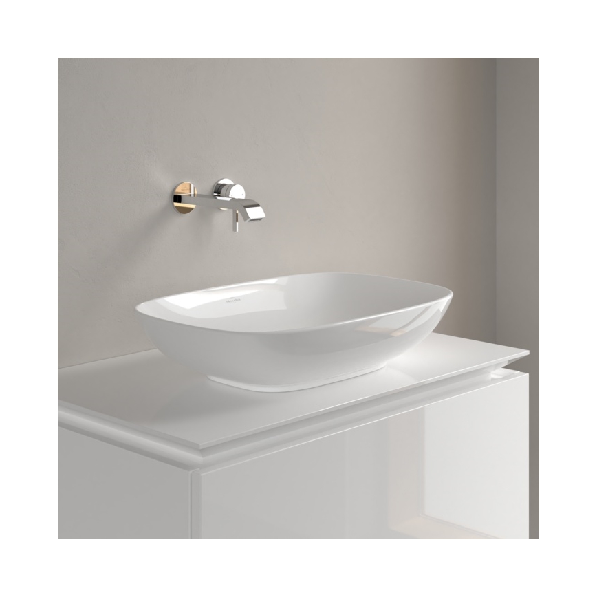 Villeroy & Boch 4A490101 - Накладна раковина LOOP&FRIENDS 56x38 см, керамічна, біла