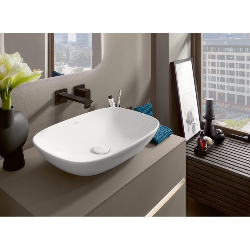Villeroy & Boch 4A490101 - Накладна раковина LOOP&FRIENDS 56x38 см, керамічна, біла