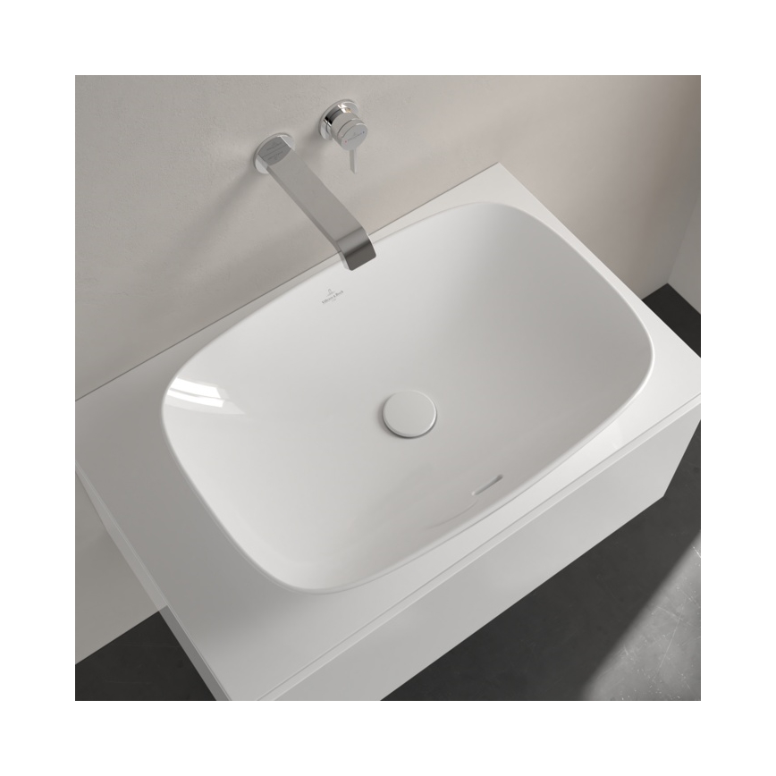 Villeroy & Boch 4A500001 - Накладний умивальник LOOP&FRIENDS 62x42 см, кераміка/білий