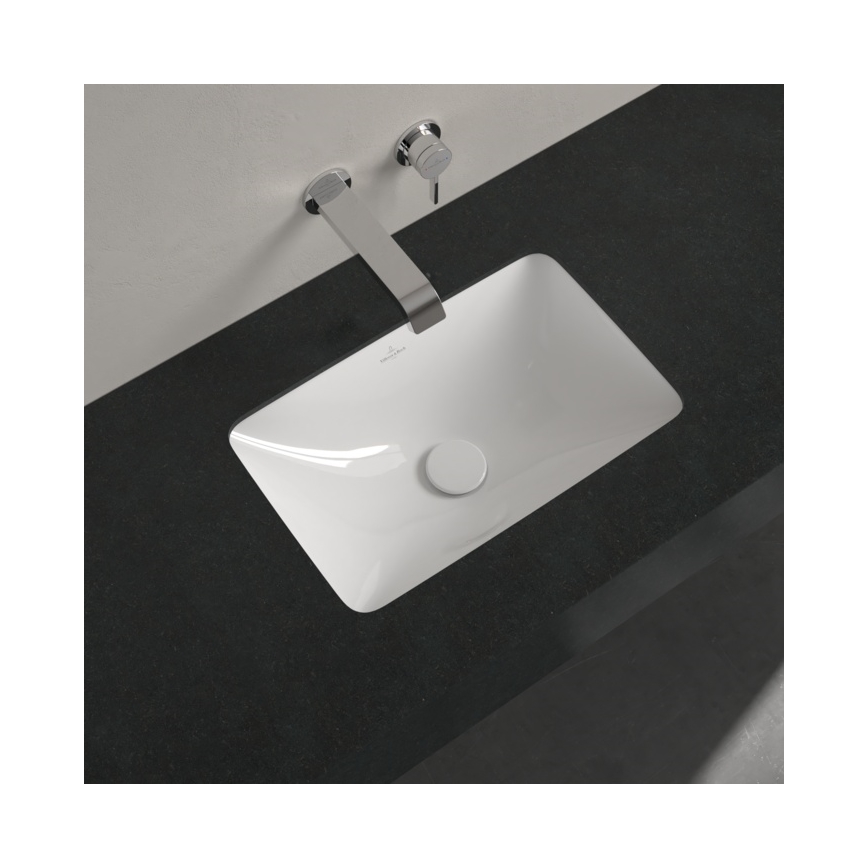 Villeroy & Boch 4A560101 - Встраиваемая раковина LOOP&FRIENDS 45×28 см, керамика/белый