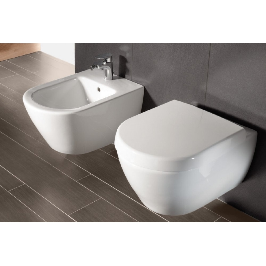 Villeroy & Boch 54000001 - Подвесное биде SUBWAY 2.0 37x56 см керамика/белый