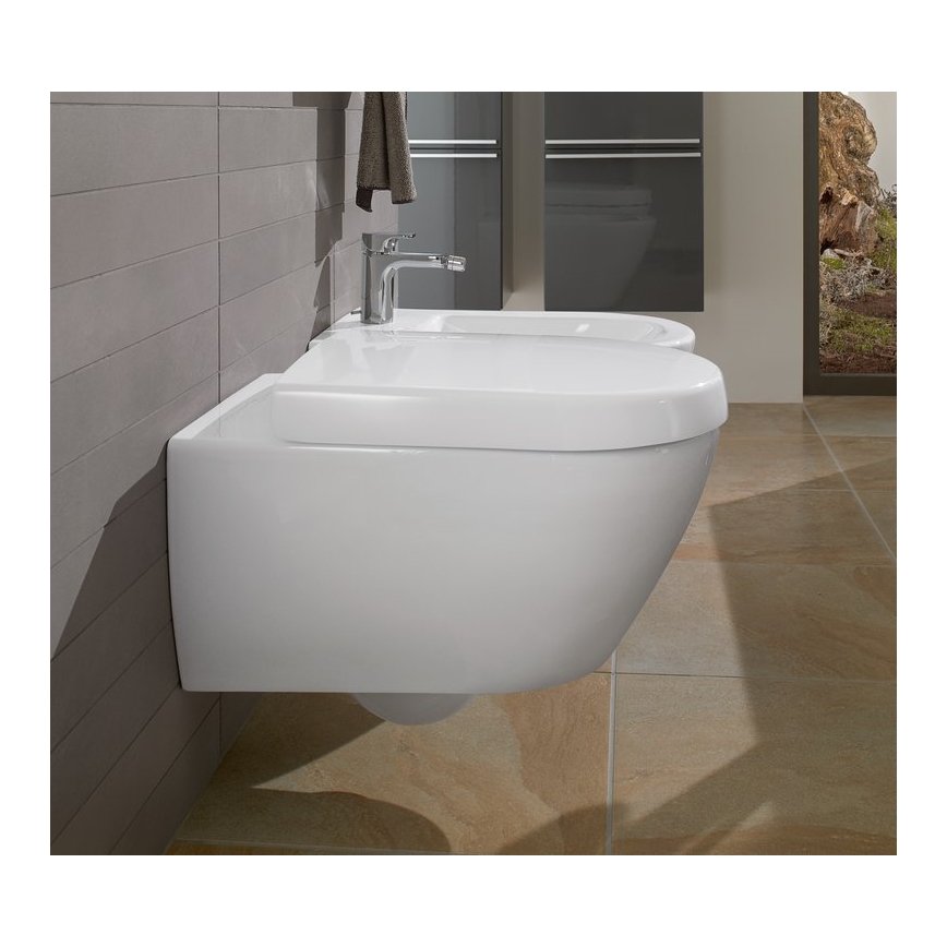 Villeroy & Boch 540000R1 - Підвісне біде SUBWAY 2.0 37x56,5 см кераміка/білий