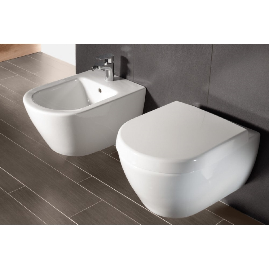 Villeroy & Boch 540000R1 - Підвісне біде SUBWAY 2.0 37x56,5 см кераміка/білий