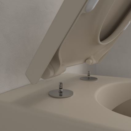 Villeroy & Boch 5614R0AM - Підвісний унітаз SUBWAY 2.0, кераміка/бежевий