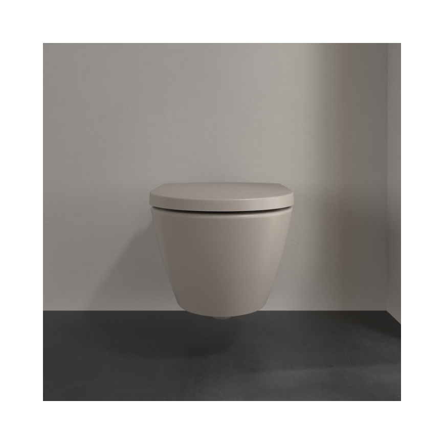 Villeroy & Boch 5614R0AM - Подвесной унитаз SUBWAY 2.0, керамика/бежевый