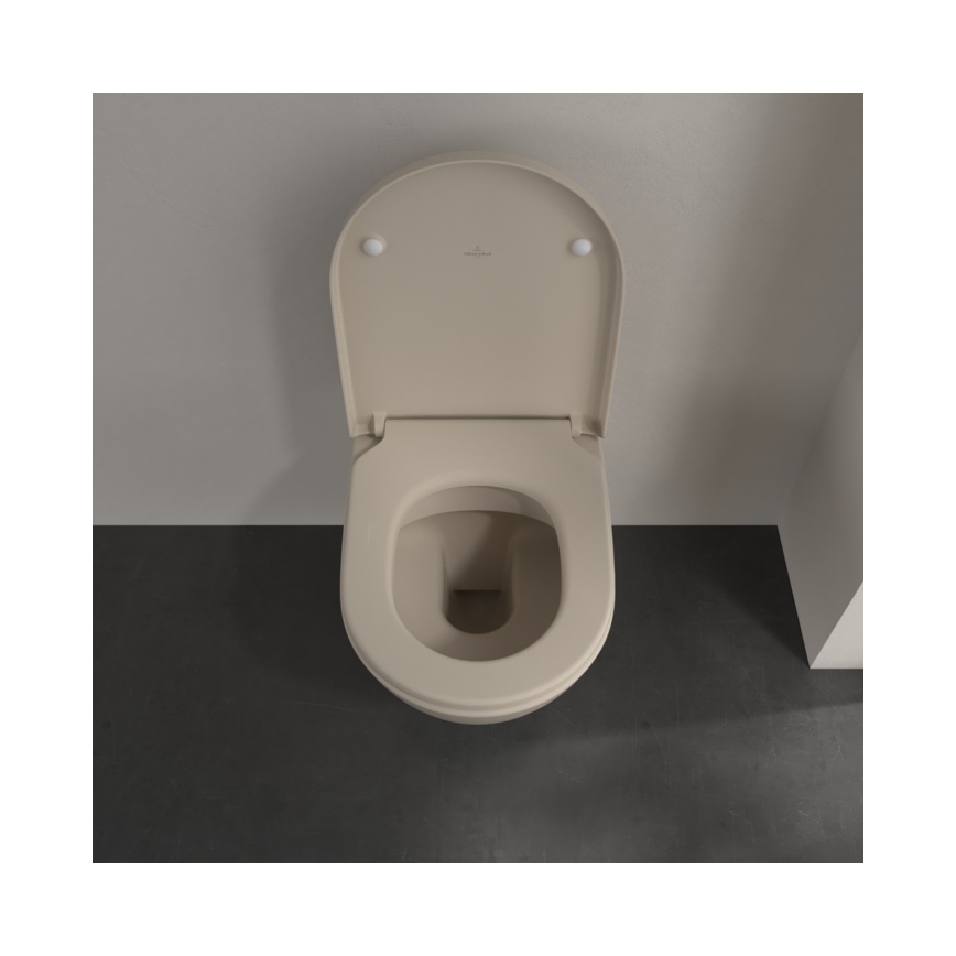 Villeroy & Boch 5614R0AM - Подвесной унитаз SUBWAY 2.0, керамика/бежевый