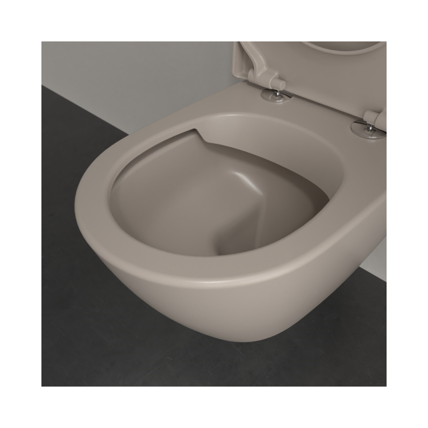 Villeroy & Boch 5614R0AM - Подвесной унитаз SUBWAY 2.0, керамика/бежевый