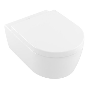 Villeroy & Boch 5656HR01 - підвісний унітаз AVENTO зі сидінням SoftClose, кераміка, білий