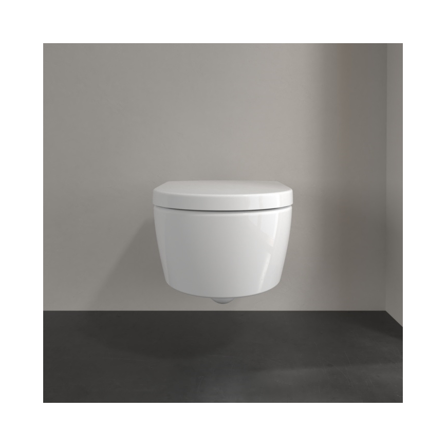 Villeroy & Boch 5656HRR1 - Підвісний унітаз AVENTO із сидінням SoftClose, кераміка/білий