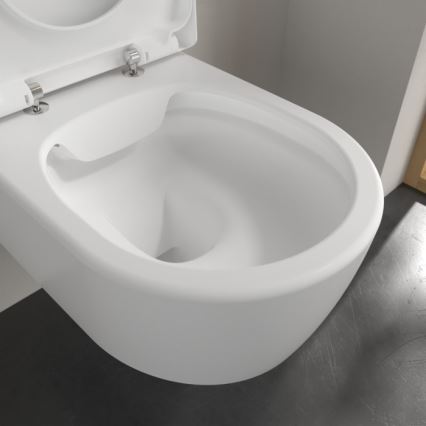 Villeroy & Boch 5656HRRW - Подвесной унитаз с сиденьем SoftClose AVENTO, керамика/белый
