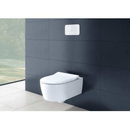 Villeroy & Boch 5656RS01 - Подвесной унитаз с сиденьем SoftClose AVENTO, керамика/белый