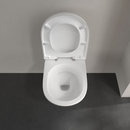 Villeroy & Boch 5660H101 - Підвісний унітаз з сидінням O.NOVO кераміка/білий