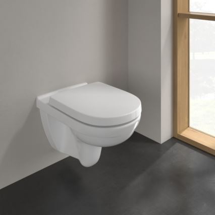 Villeroy & Boch 5660HR01 - Подвесной унитаз O.NOVO с сиденьем SoftClose, керамика/белая
