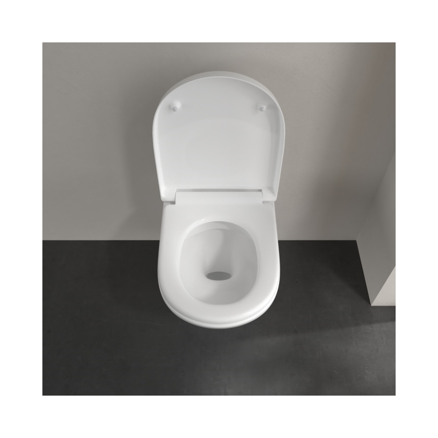 Villeroy & Boch 5660HR01 - Подвесной унитаз O.NOVO с сиденьем SoftClose, керамика/белая