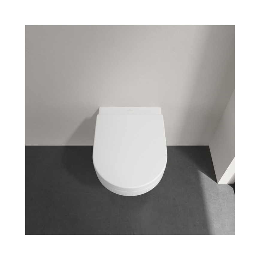 Villeroy & Boch 5684HRR1 - Подвесной унитаз с сиденьем SoftClose ARCHITECTURA, керамика/белый