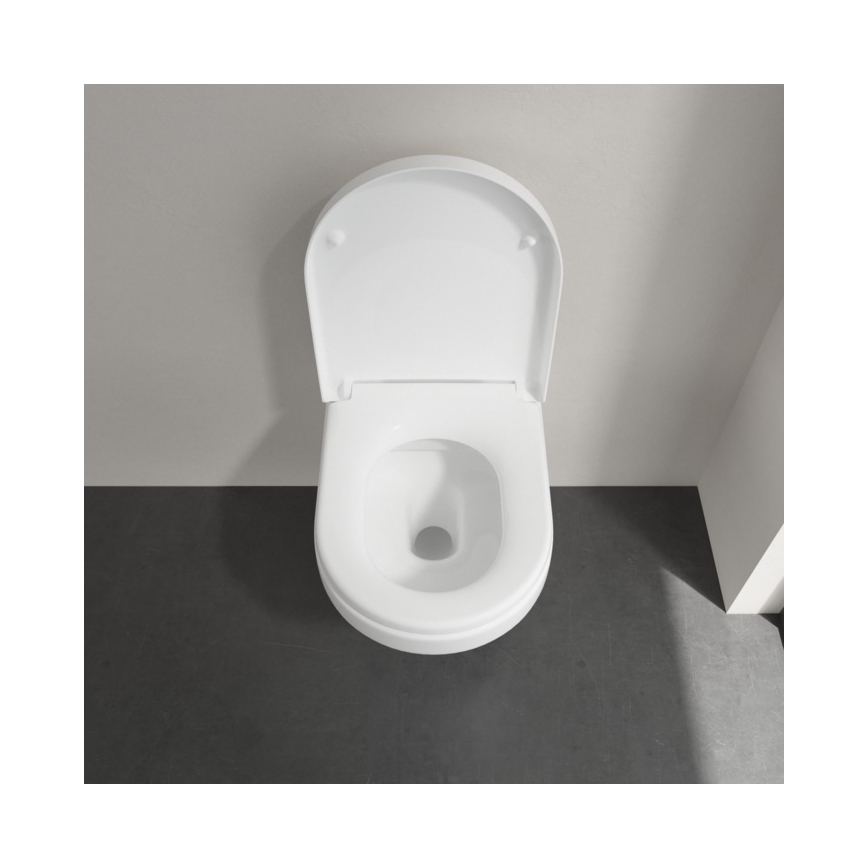 Villeroy & Boch 5684HRR1 - Подвесной унитаз с сиденьем SoftClose ARCHITECTURA, керамика/белый