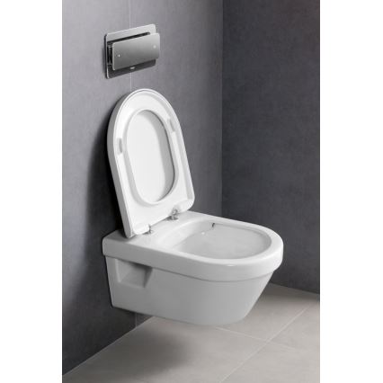 Villeroy & Boch 5684HRR1 - Подвесной унитаз с сиденьем SoftClose ARCHITECTURA, керамика/белый