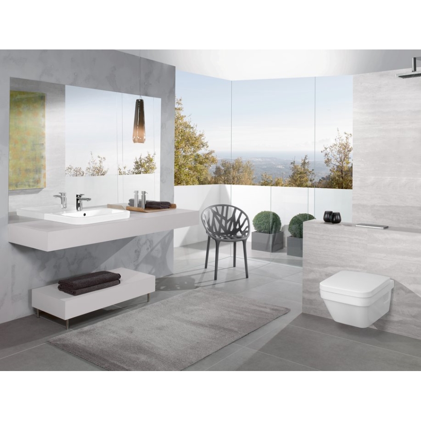 Villeroy & Boch 5685HR01 - Подвесной унитаз ARCHITECTURA с сиденьем SoftClose, керамика/белый