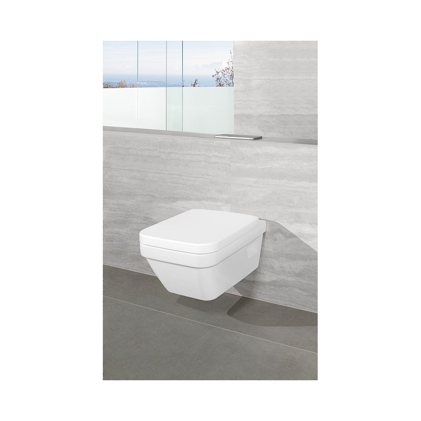 Villeroy & Boch 5685HR01 - Подвесной унитаз ARCHITECTURA с сиденьем SoftClose, керамика/белый