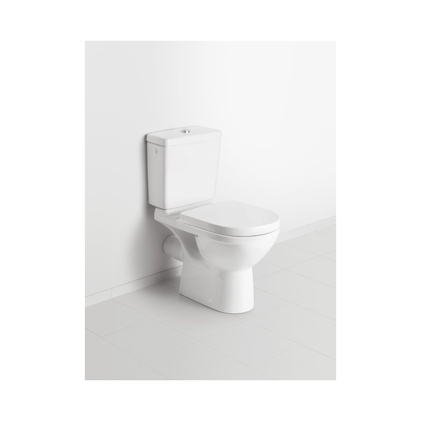 Villeroy & Boch 5760G101 - комбинированный смывной бачок O.NOVO для унитаза, задний/боковой подвод, белый