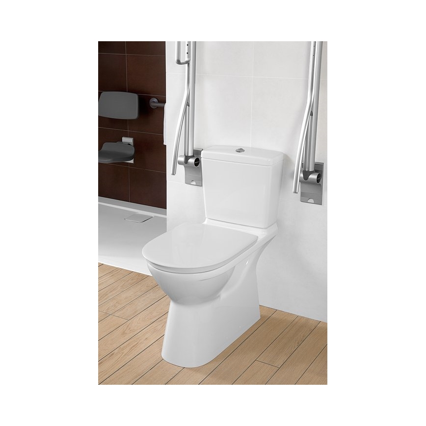 Villeroy & Boch 5760G101 - комбинированный смывной бачок O.NOVO для унитаза, задний/боковой подвод, белый
