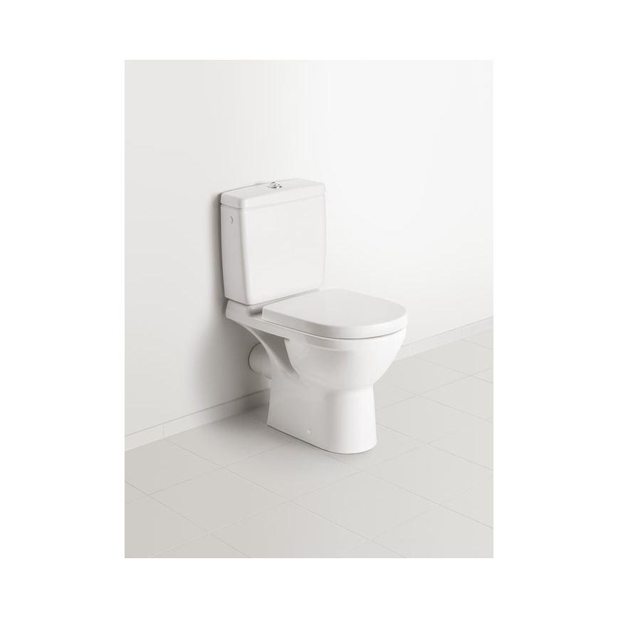 Villeroy & Boch 5788S101 - Комбинированный смывной бачок для унитаза O.NOVO, с задним/боковым подключением, белый