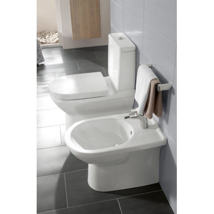 Villeroy & Boch 5788S101 - Комбинированный смывной бачок для унитаза O.NOVO, с задним/боковым подключением, белый